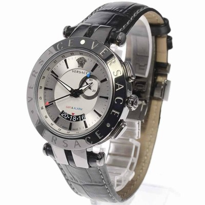 ☆良品☆箱・保証書付き【VERSACE】ヴェルサーチ Vレース GMT