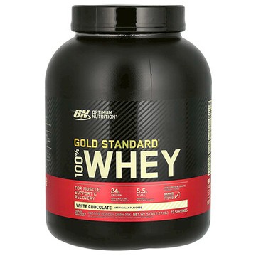 Optimum Nutrition, 金標準，全乳清，白巧克力，5 磅（2.27 千克）
