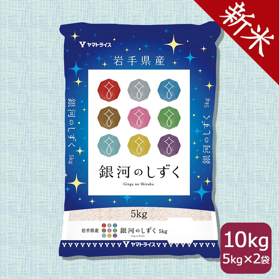 銀河のしずく 10kg 5kg×2袋  岩手県産 白米 令和5年産 うるち米 米 お米 ごはん お歳暮