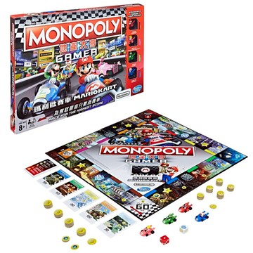 Hasbro 孩之寶 MONOPOLy 地產大亨 瑪利歐賽車  1個