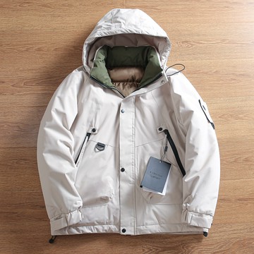 熱反射！保暖鎖溫黑科技！戶外機能工裝連帽外套 / 防風防潑水 / 加厚鋪棉 / 4色 / M到3XL / 大尺碼【QTJBY8852】