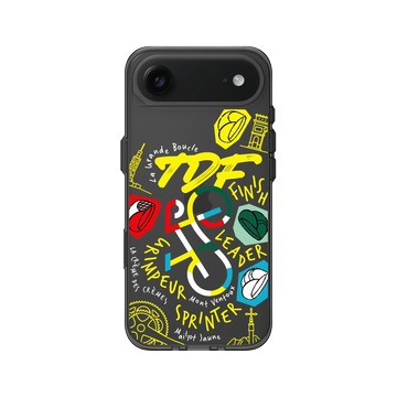 iPhone Air Clear (相機按鈕) 酷墨灰 - Le Tour de France - Cycling Composition