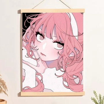 ✨限量出清✨戀愛吧假面天使周邊 少女戀愛漫畫 桂御迦 一刻 戀愛吧冒牌天使周邊實木裝飾掛畫客廳臥室書房送朋友閨蜜漫迷禮物