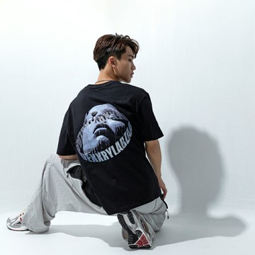 【JPG】3D街頭文字T恤 純棉 寬鬆短袖T恤 現貨