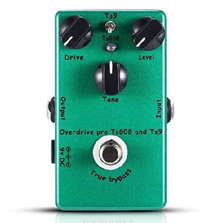 Houkiper Distortion Pedal Guitar Pedals TS9 ＆ TS808 Overdrive Guitar Effect Pedal Drive Vintage Overdrive Effect Tuner Pedal Overdrive Pedal, In1