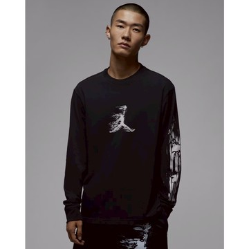 【NIKE】AS M J DF SPRT GFX LS CREW 大學T 長袖 男款 喬丹 HQ9039-010