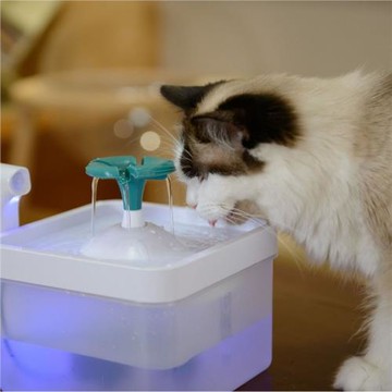 小花多功能寵物自動循環飲水機器貓狗喝水盆過濾喂水碗寵物用品