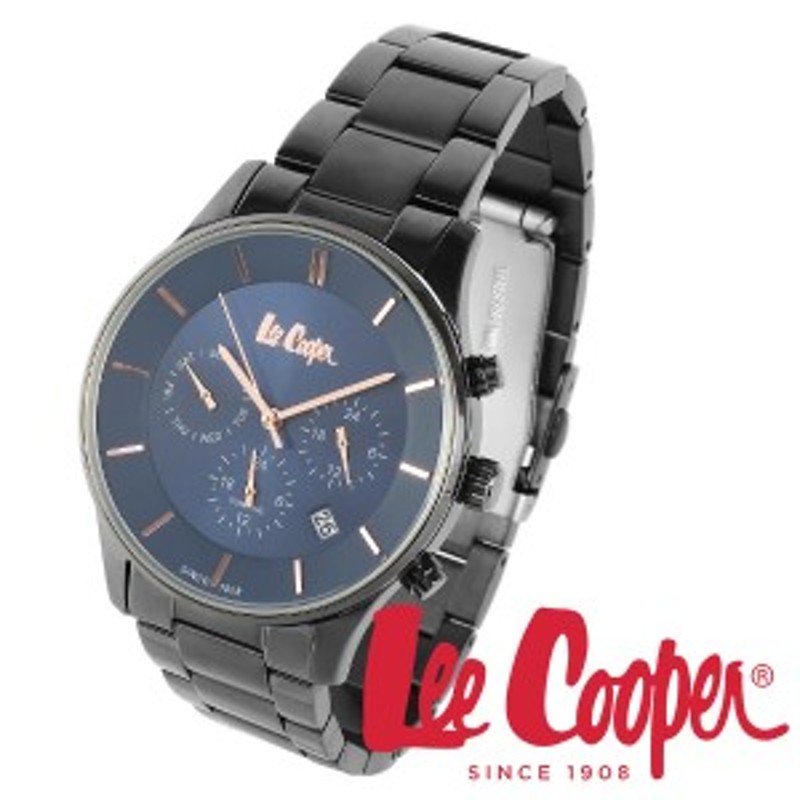 Lee Cooper 腕時計 ブランド ウォッチ Lc6857 090 ブラック ネイビー ピンクゴールド リークーパー 時計 メンズ 紳士 クォーツ 通販 Lineポイント最大1 0 Get Lineショッピング