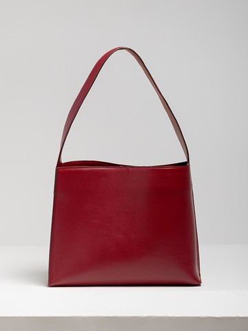 Curve Big Shoulder Bag [Red]