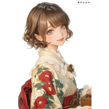 【9 月新作】07-143-0356 人物貼紙 幻想復古浪漫喫茶