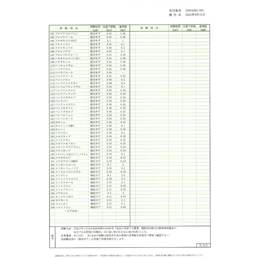 あきたこまち玄米　2ｋｇ　農家より直送　放射能・残留農薬不検出