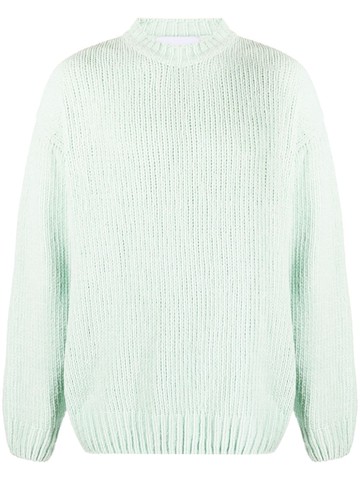 Bonsai - high-neck cotton blend jumper - men - Cotton/Polyamide - S - Green