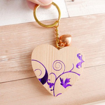 暖心鑰匙圈 檜木鑰匙圈