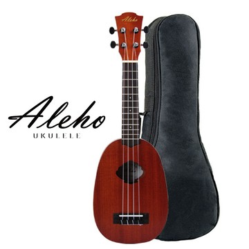 ALH-MP 桃花心木 ALEHO 21吋原木烏克麗麗 鳳梨型 送琴袋 LEHO副牌