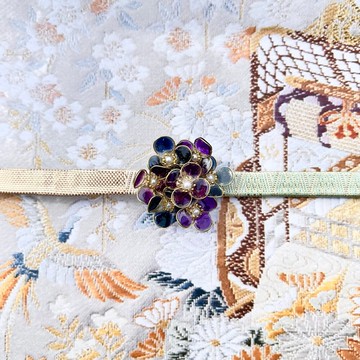 繡球花髮飾 適用於梅雨季、六月 Spica 紫羅蘭色 紫陽花 繡球花 飾品