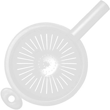 《EXCELSA》Rainbow可勾掛過濾杓-透白19cm-- 濾湯杓