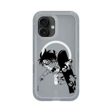 iPhone 16 AirX 流變灰 - Detective Conan - 黑色滑板
