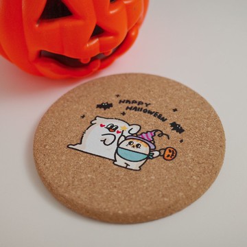 【奶油脆脆】萬聖節主題杯墊 軟木杯墊