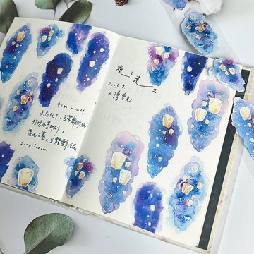 夜之光2/亮面PET膠帶/立體雷射銀/霓光工藝