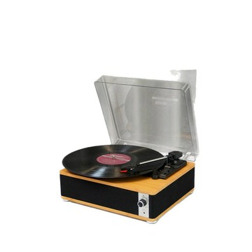 跨境黑膠唱片機復古留聲機音響藍牙音箱客廳歐式便攜式生日禮物LP【Snowbelle優選】