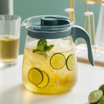 耐高溫玻璃冷水壺家用大容量涼白開水壺水瓶杯子套裝果汁茶壺北歐