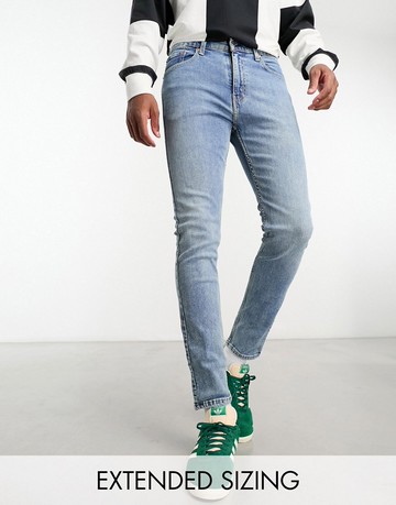 Levi's 519 super skinny jeans in light blue wash推薦| ASOS LINE購物