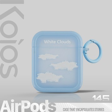 【Koios】藍天白雲磨砂耳機殼 Airpods 3 保護殼 耳機殼 防摔殼 簡約 清新 蘋果耳機殼 保護套