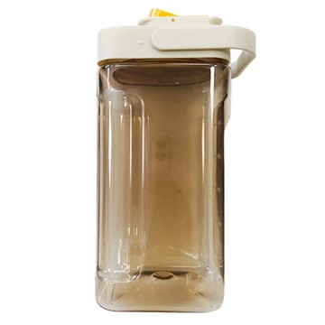 上手家居 食用級冷水壺 大容量 附帶穩固把手  暖白色  3.5L  1個