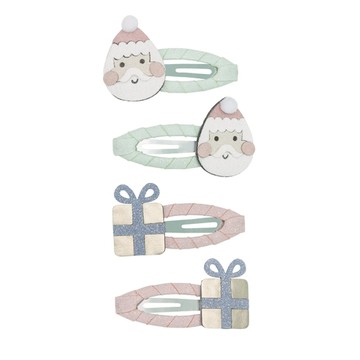 Mimi & Lula｜AW24_Xmas聖誕老公公滴答夾4入