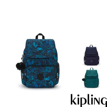 Kipling『猴子包』掀蓋拉鍊後背包-CITY ZIP S(多款任選)FW25L3