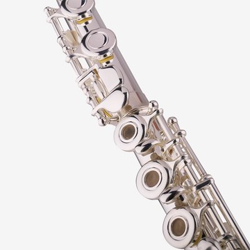 津寶 -5238長笛調 白銅管體開孔鍵曲列式附鍵9148鑫弘-戶外運動