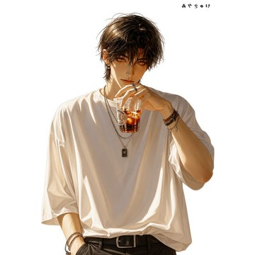 【8 月新品】07-137-0016 人物貼紙 簡約夏日男孩