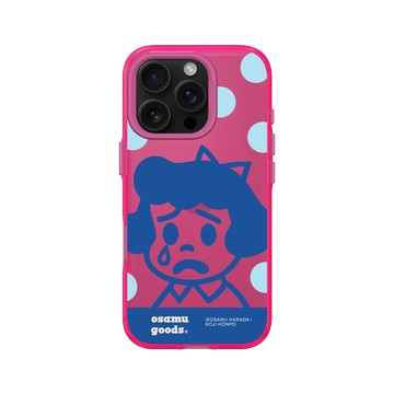 iPhone 16 Pro Clear 粉漾桃 - OSAMU GOODS - 大圓點系列-Betty