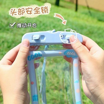 手機防水包 夏季游泳外出必備防水包卡通手機防水袋戶外包氣囊可觸屏游泳戶外包旅遊漂流拍照戶外包 手機防水套 防水袋 手機