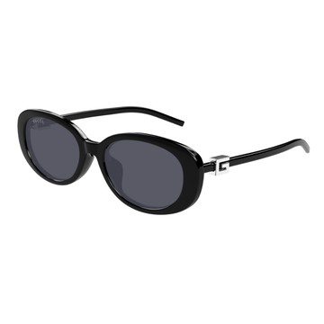 GUCCI 圓形膠框太陽眼鏡(GG1684SA-001 GG LOGO 系列)