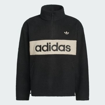 Adidas 愛迪達 Pf Pullover KG9164 男女 長袖上衣 休閒長袖 毛絨 保暖 黑