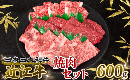  近江牛 焼肉セット 600g 冷凍 黒毛和牛 12月13日までのご寄付で年内配送可能 和牛 国産 和牛 ブランド 和牛 三大和牛 三代 和牛 黒毛和牛 黒毛 和牛 近江牛 和牛 滋賀県 和牛 竜王町 和牛 産地直送 和牛 岡喜 和牛