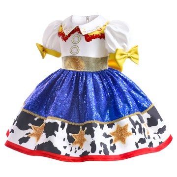 LOVE BABY SHANGU 萬聖節玩具總動員表演服 - 高寶造型連衣裙  翠絲牛仔女  1件