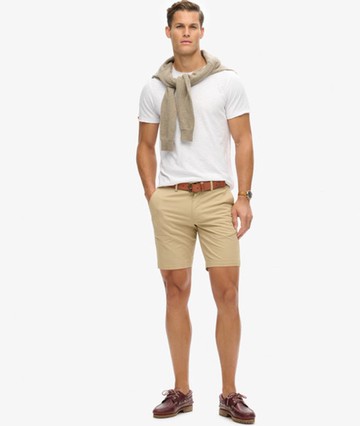 Superdry Men's Men's Stretch Chino Shorts Beige / Shaker Beige - Size: 32