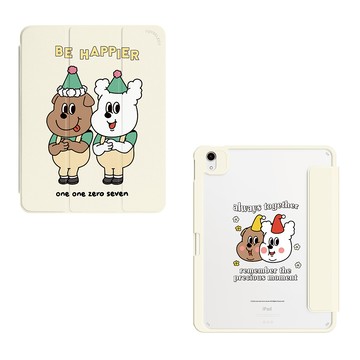 【正版授權】1107 BE HAPPIER強悍磁吸iPad三折/Y折保護殼