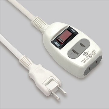 過載斷電1開2座電源線組 電源線 雙層被覆電源線 威電牌 180度任轉插頭 雙插頭【CK2122】