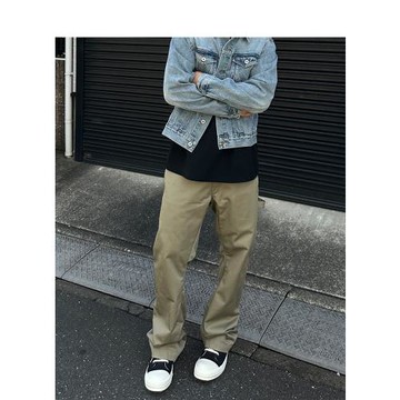 【STS】Work Pants改良復古微喇水洗寬松耐磨伐木工裝褲休閑褲男