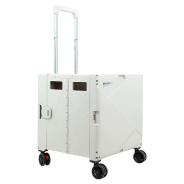 摺疊露營購物兩用車 無桌 展開100 x 44 x 40cm 70L  白色  1個