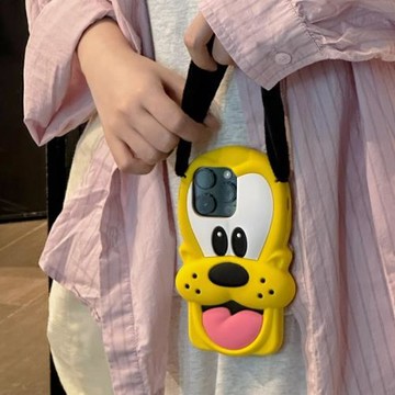 樂樂心愿屋 原創立體布魯托手提式狗狗適用iPhone17promax手機殼蘋果16pro防摔1543可愛卡通手繩日韓ins個性
