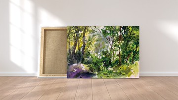 【水彩】綠的節奏3