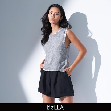 【三件$1500】BeLLA 平行時空背心 質感灰
