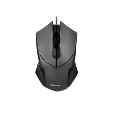 infotec高解析有線光學滑鼠/MM105/INF-MM-105-GR/鐵灰