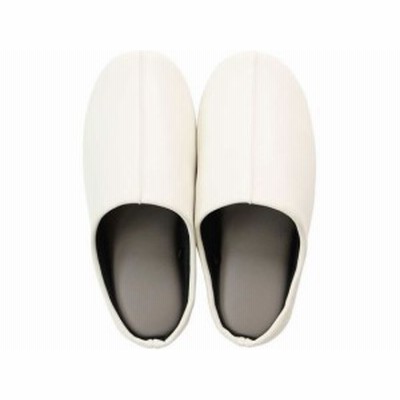 ストロング/ゲストスリッパ フェイクレザー White L/10-4-431-99