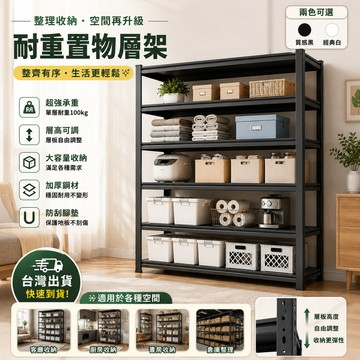 【臺灣現貨】耐重置物架 加厚升級款耐重強化 雙層摺邊 免螺絲角鋼架 多層收納架 層架 鐵架 貨架 多功能置物架