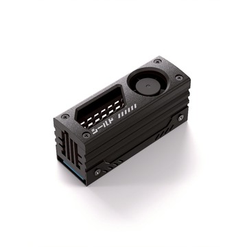 EZDIY-FAB 盾系列 M.2 SSD 散熱器 黑/白 20mm PWM 風扇 鋁製散熱片 適用 M.2 2280